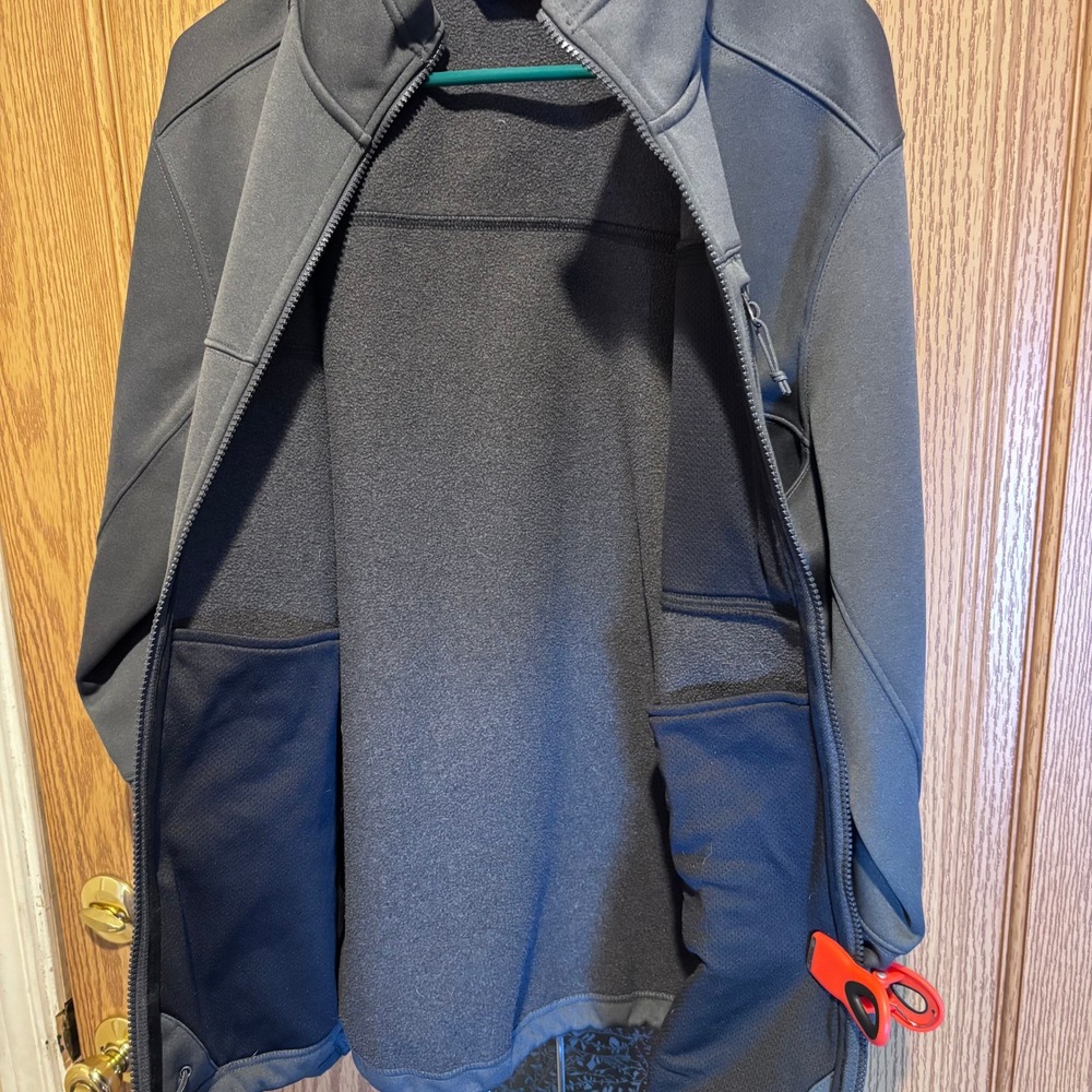 The North Face Mens Gray Full Zip Long Sleeve Jacket L Fleece Lined - Picture 9 of 13